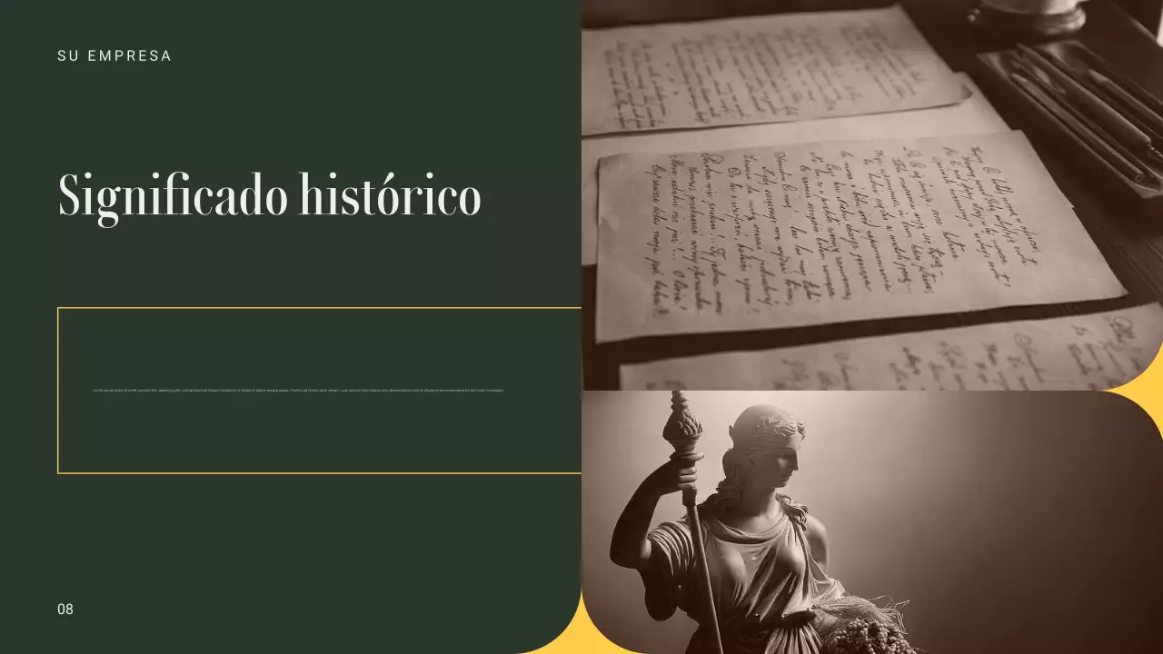 Anuncio de evento histórico vintage marrón