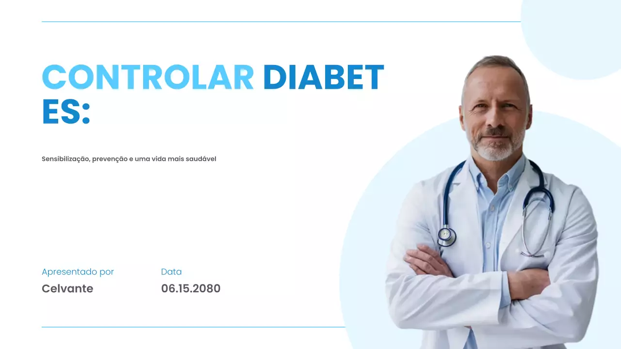 Apresentação da Palestra Blue Modern Health