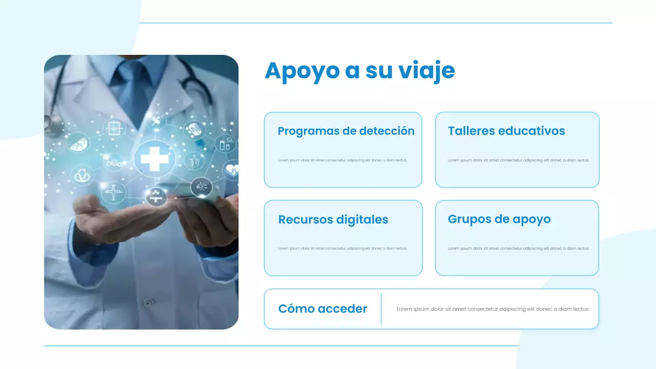 Presentación de la conferencia Blue Modern Health