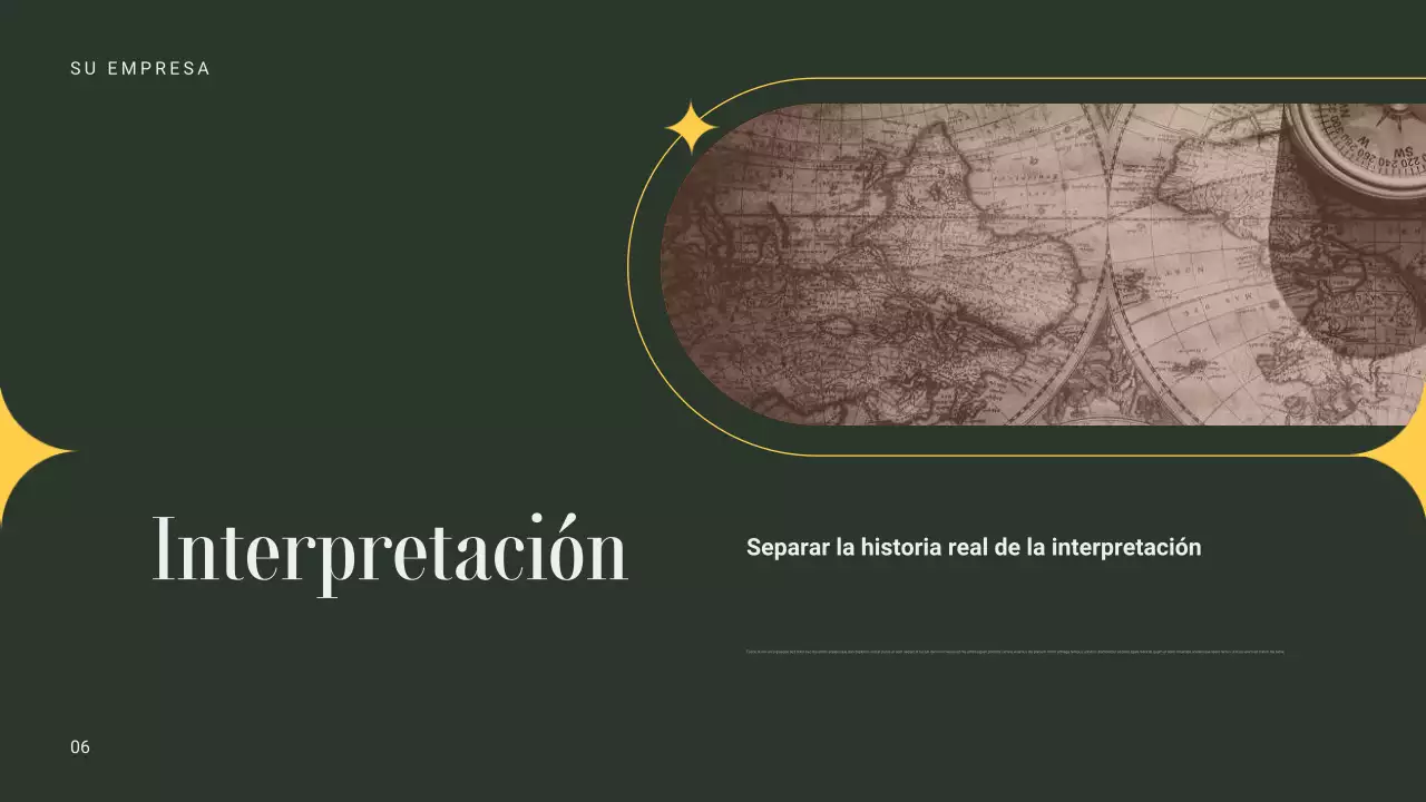 Anuncio de evento histórico vintage marrón