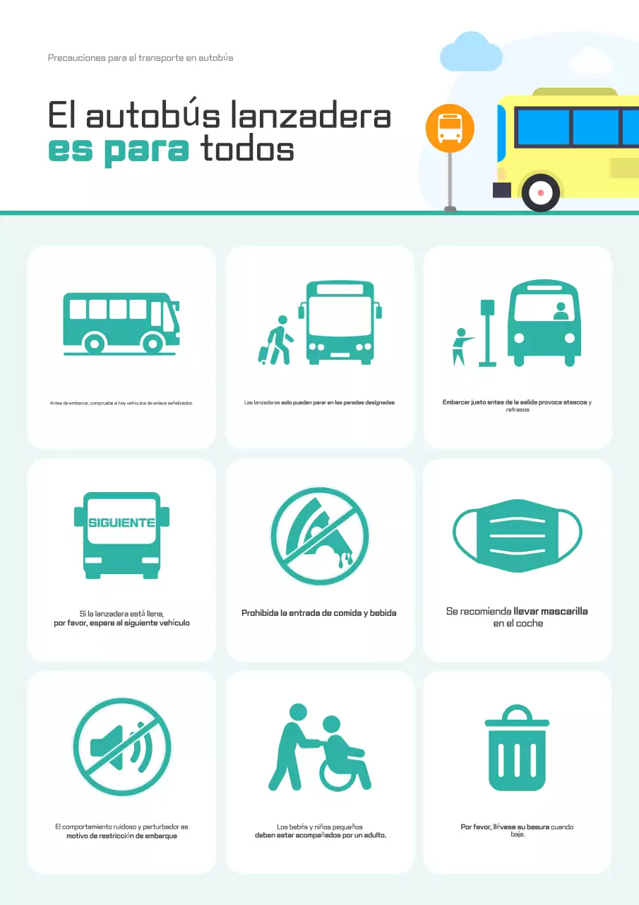 Guía sencilla de transporte público de Mint