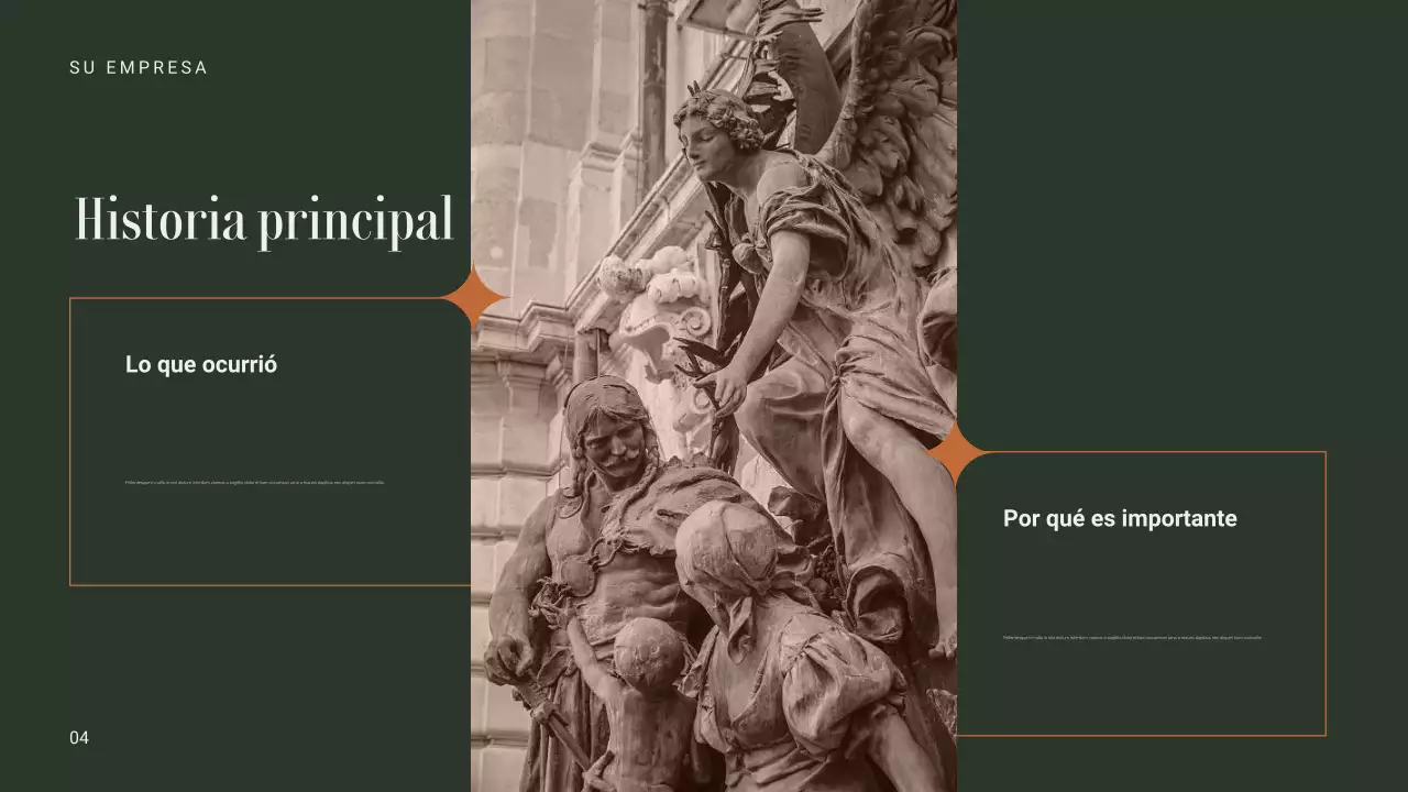 Anuncio de evento histórico vintage marrón