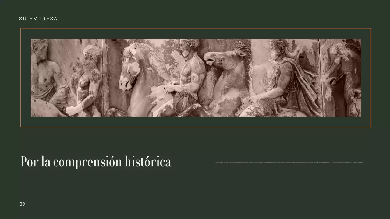 Anuncio de evento histórico vintage marrón