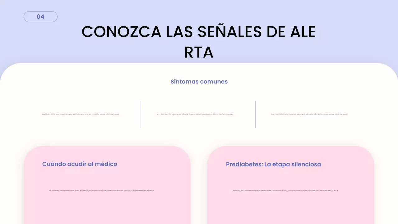 Presentación de la Guía de Salud Moderna en tonos Pastel