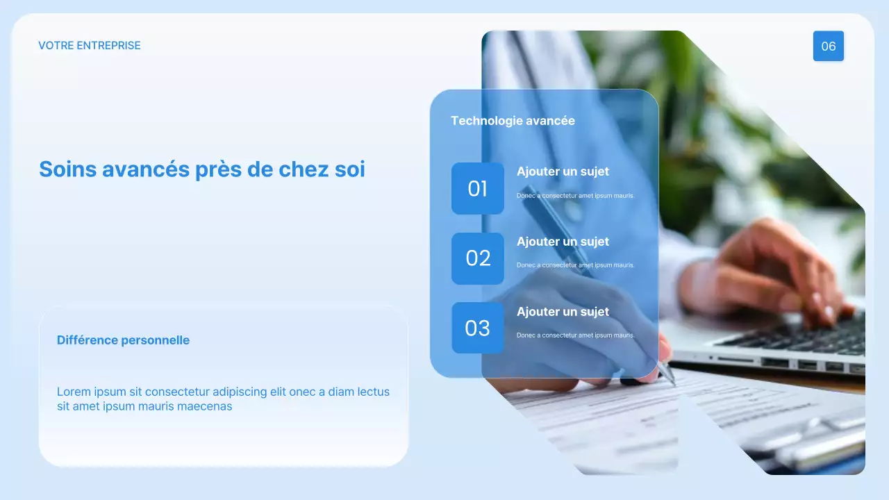 Présentation de Blue Modern Healthcare