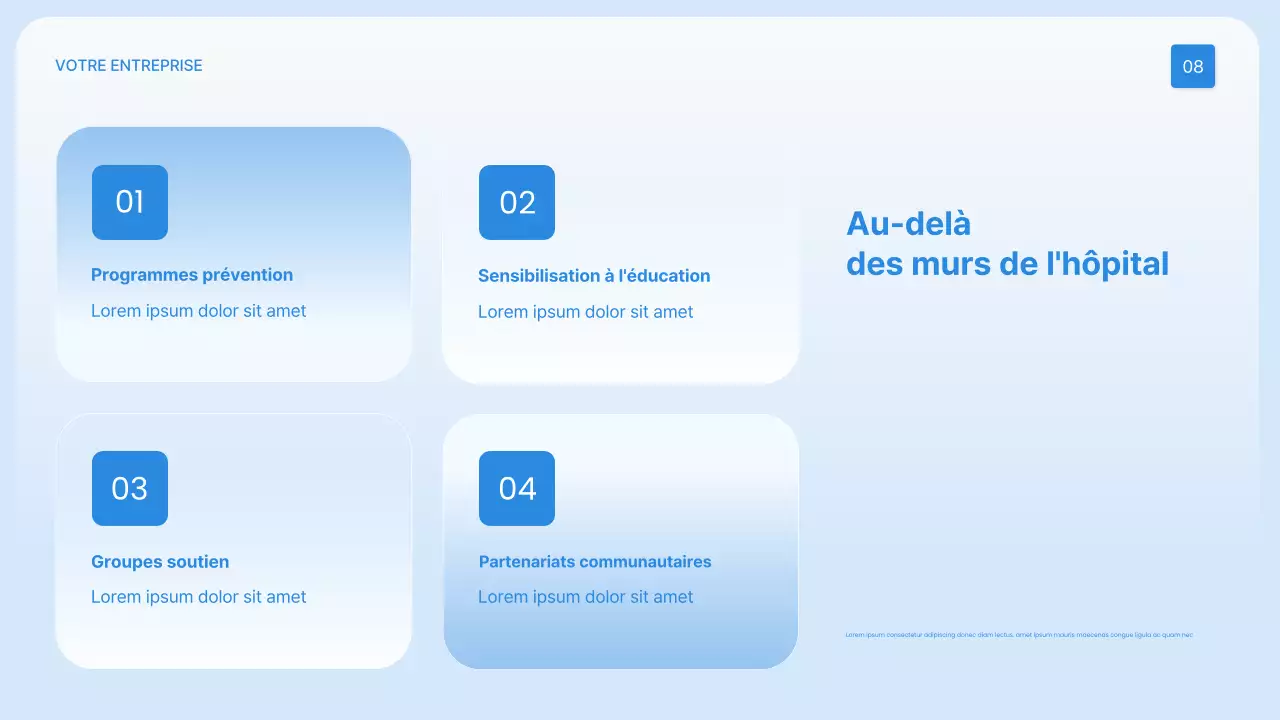 Présentation de Blue Modern Healthcare