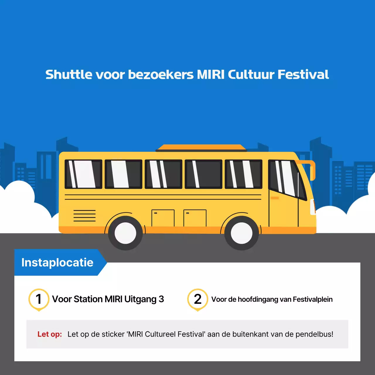 Gids voor de Blue Simple Festival Shuffle-bus