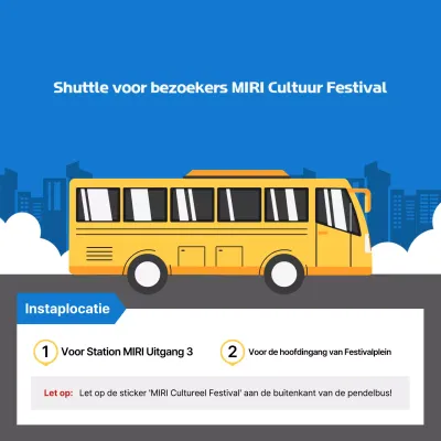 Gids voor de Blue Simple Festival Shuffle-bus