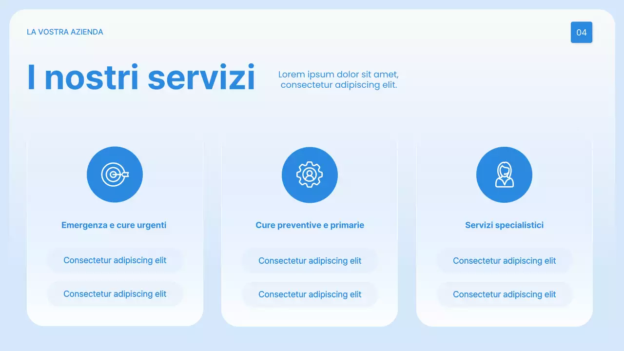 Presentazione di Blue Modern Healthcare