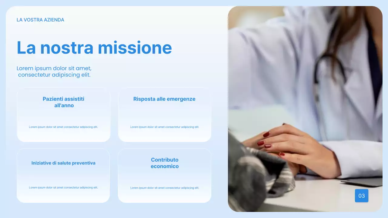 Presentazione di Blue Modern Healthcare