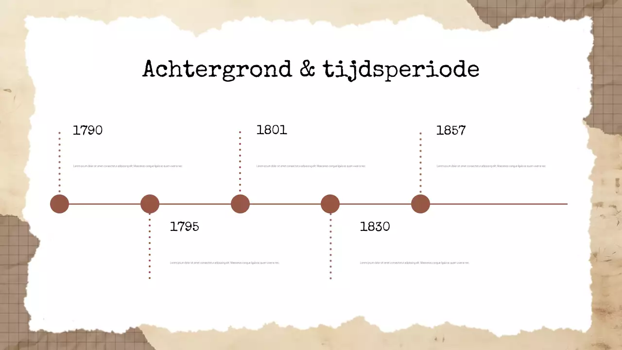 Beige Vintage Historische Literatuur Presentatie