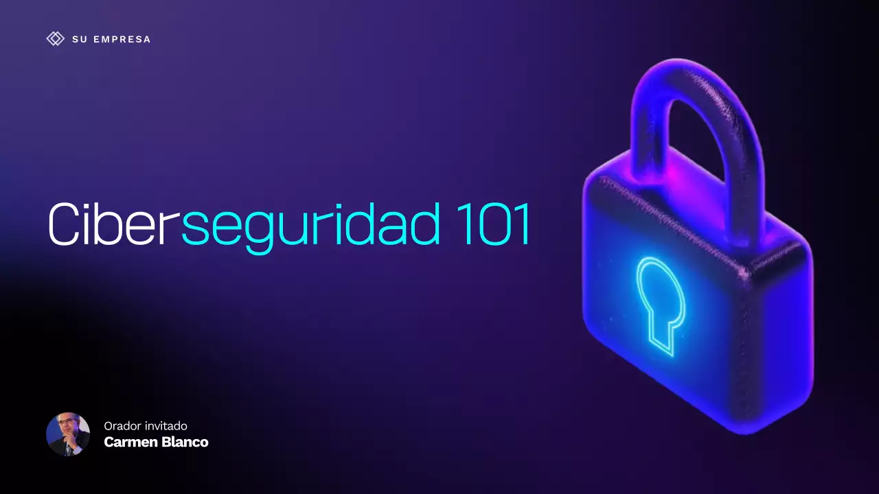 Presentación de la conferencia Purple Cyber ​​Safety