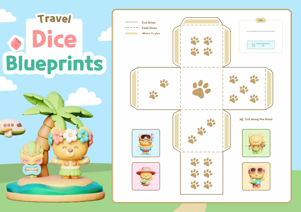 Sky Blue Baby Board Game Educational Materials