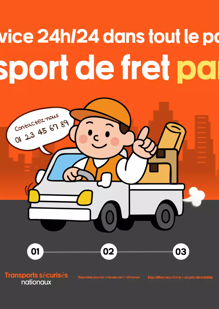 Publicité Orange Kitsch Transport