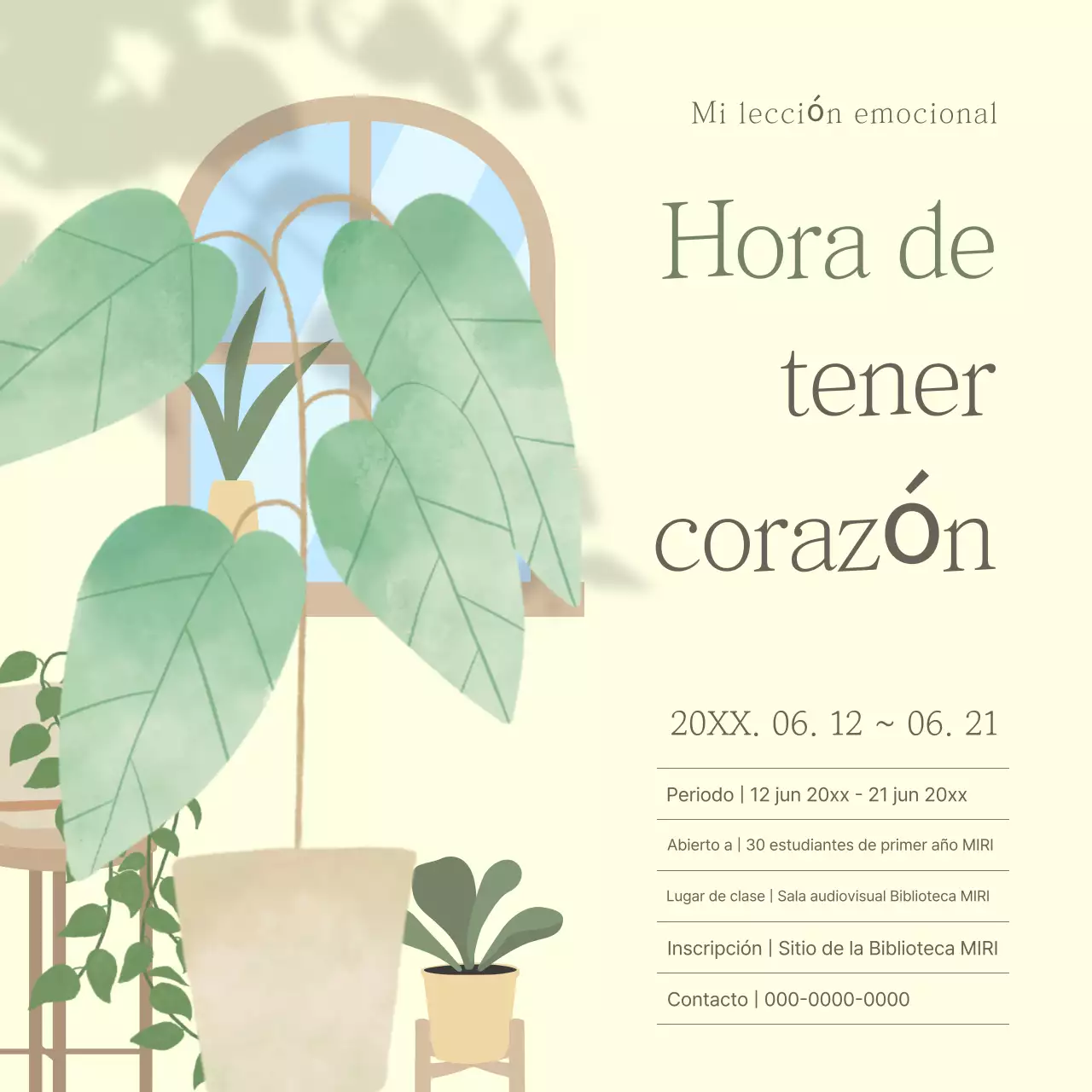 Guía del programa de educación minimalista beige