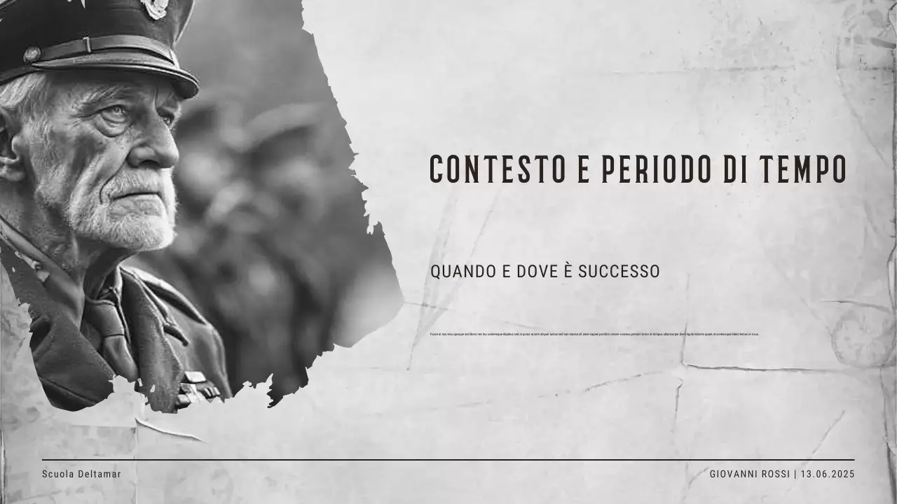 Presentazione dell'invito all'evento storico vintage beige