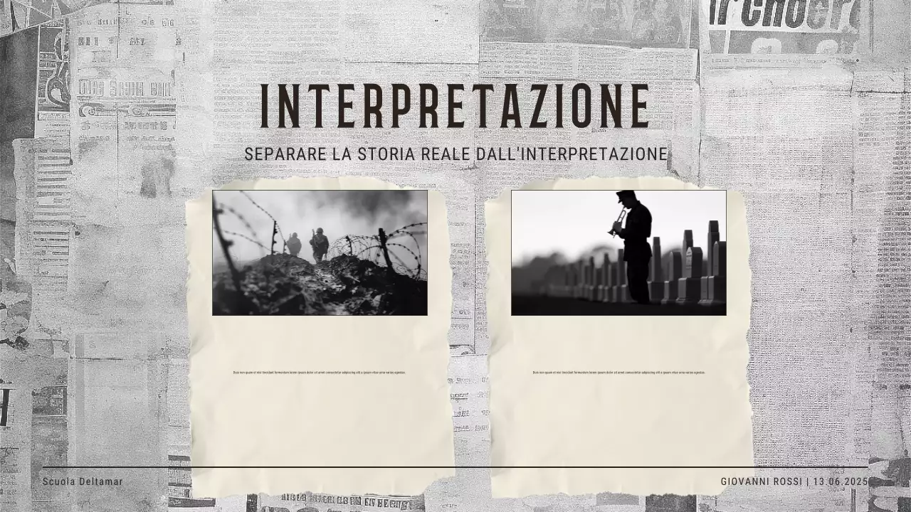 Presentazione dell'invito all'evento storico vintage beige