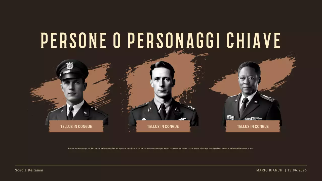 Presentazione dell'invito all'evento storico vintage beige