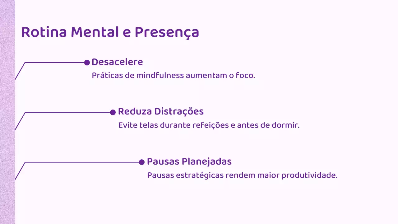 Apresentação do Guia de Bem-Estar Minimalista Roxo