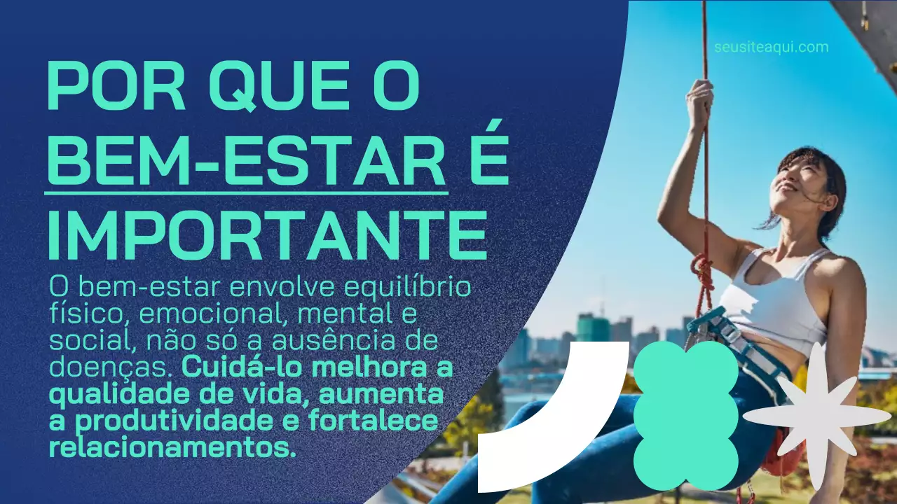 Apresentação do Guia de Bem-Estar Minimalista Azul
