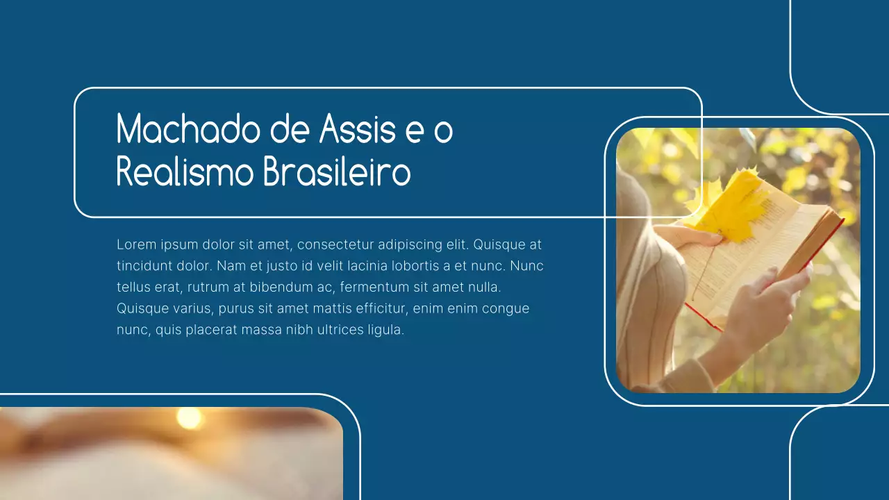 Apresentação da Palestra de Literatura Moderna Azul