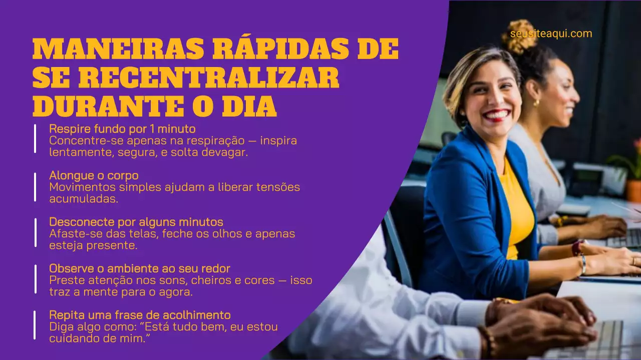 Apresentação do anúncio do Purple Modern Wellness