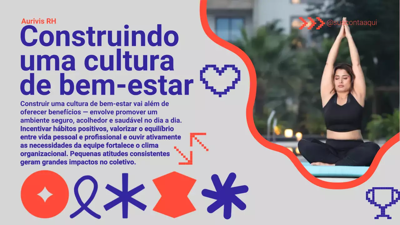 Apresentação do anúncio de bem-estar dos funcionários da Grey Modern