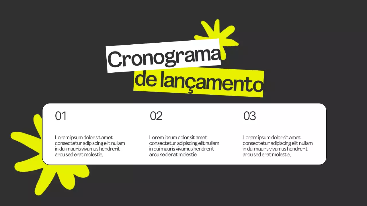 Apresentação de lançamento de novo produto moderno em preto e verde neon