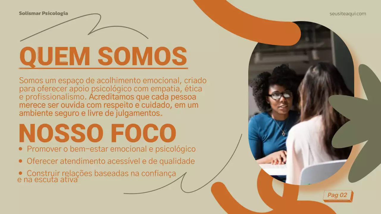 Apresentação da Orange Modern Mental Health Promotion