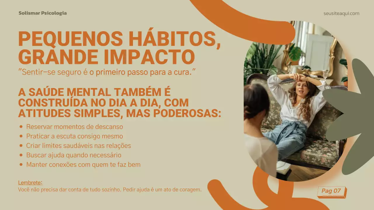 Apresentação da Orange Modern Mental Health Promotion
