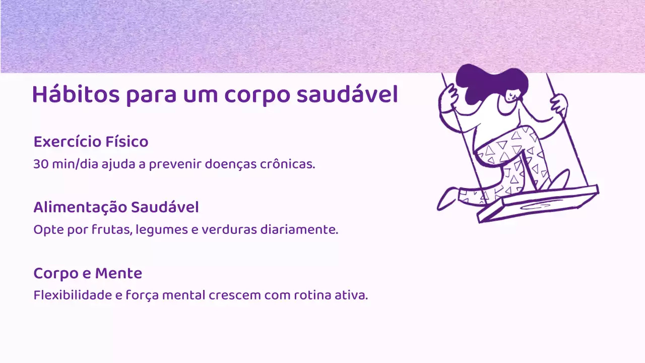 Apresentação do Guia de Bem-Estar Minimalista Roxo