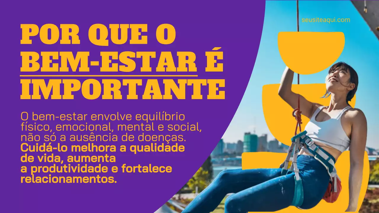 Apresentação do anúncio do Purple Modern Wellness