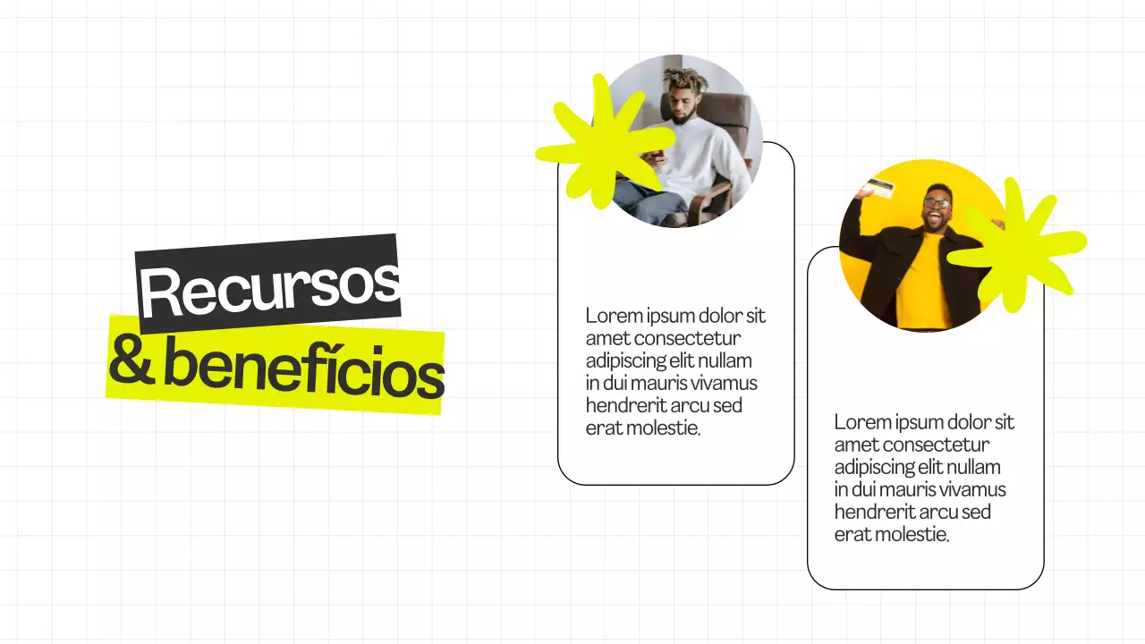 Apresentação de lançamento de novo produto moderno em preto e verde neon