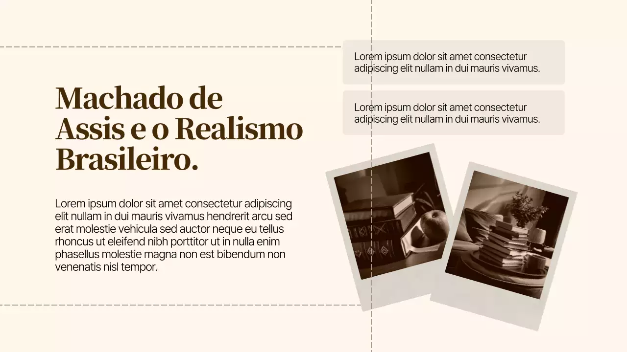 Apresentação de Introdução à Literatura em Castanho e Bege Claro