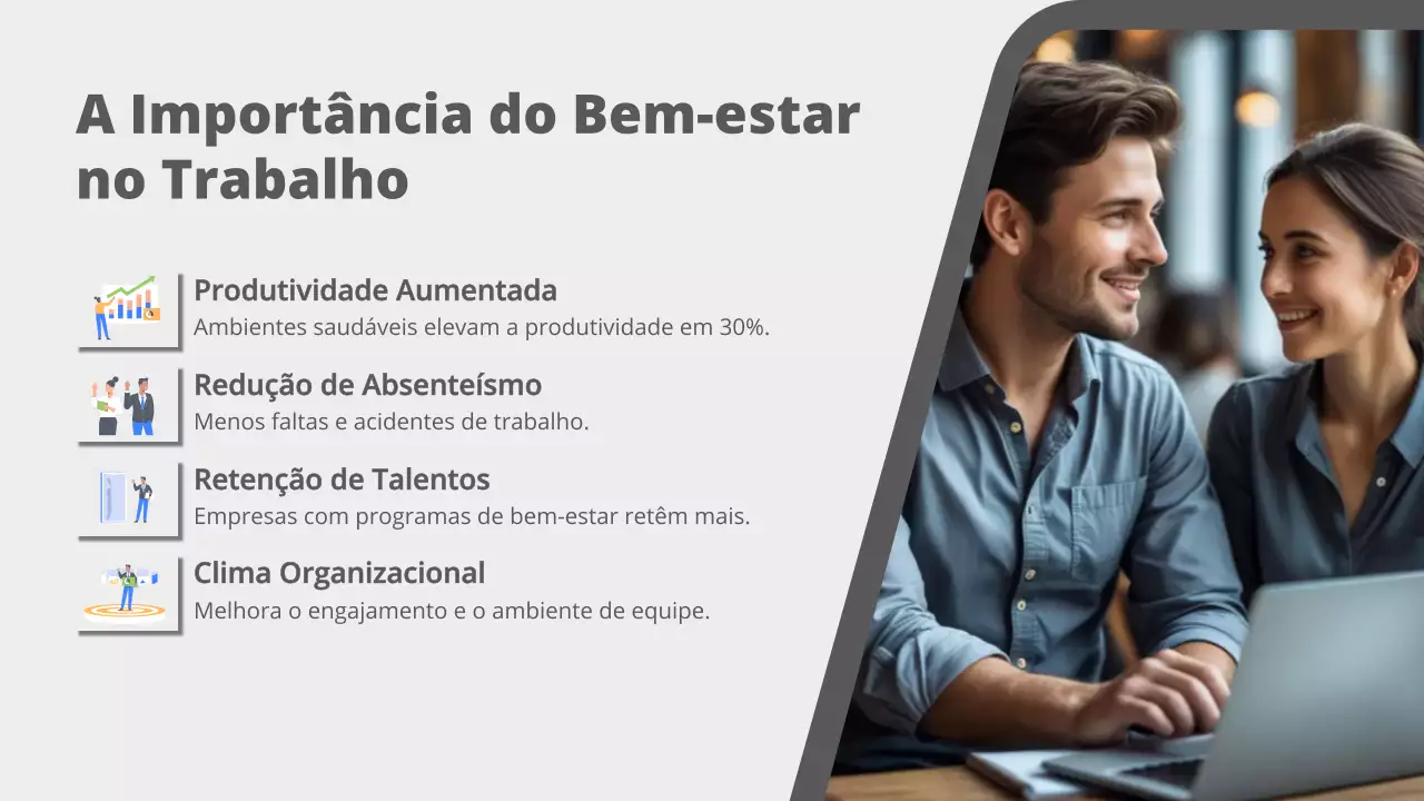 Apresentação sobre gerenciamento de estresse no ambiente de trabalho moderno em cinza