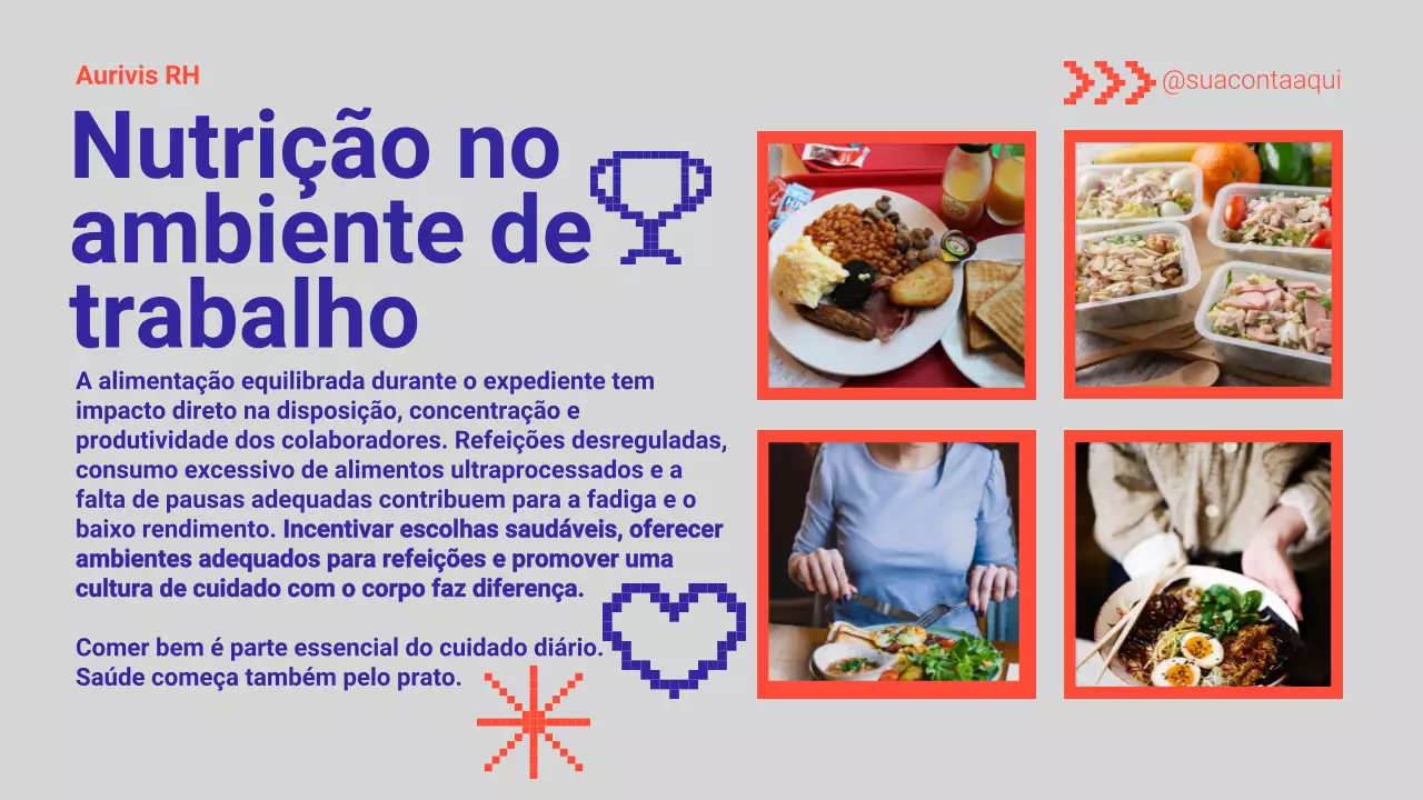 Apresentação do anúncio de bem-estar dos funcionários da Grey Modern