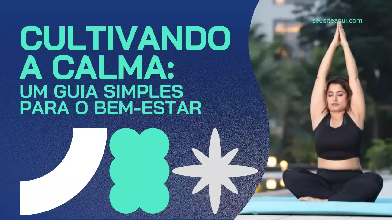 Apresentação do Guia de Bem-Estar Minimalista Azul