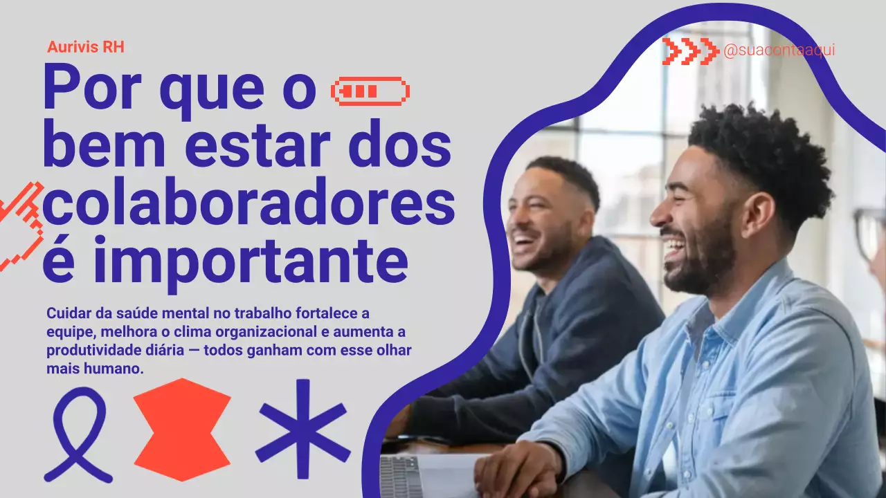 Apresentação do anúncio de bem-estar dos funcionários da Grey Modern