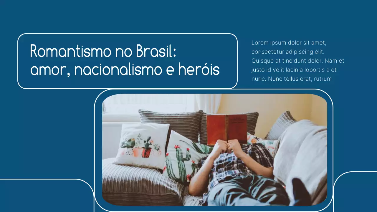 Apresentação da Palestra de Literatura Moderna Azul
