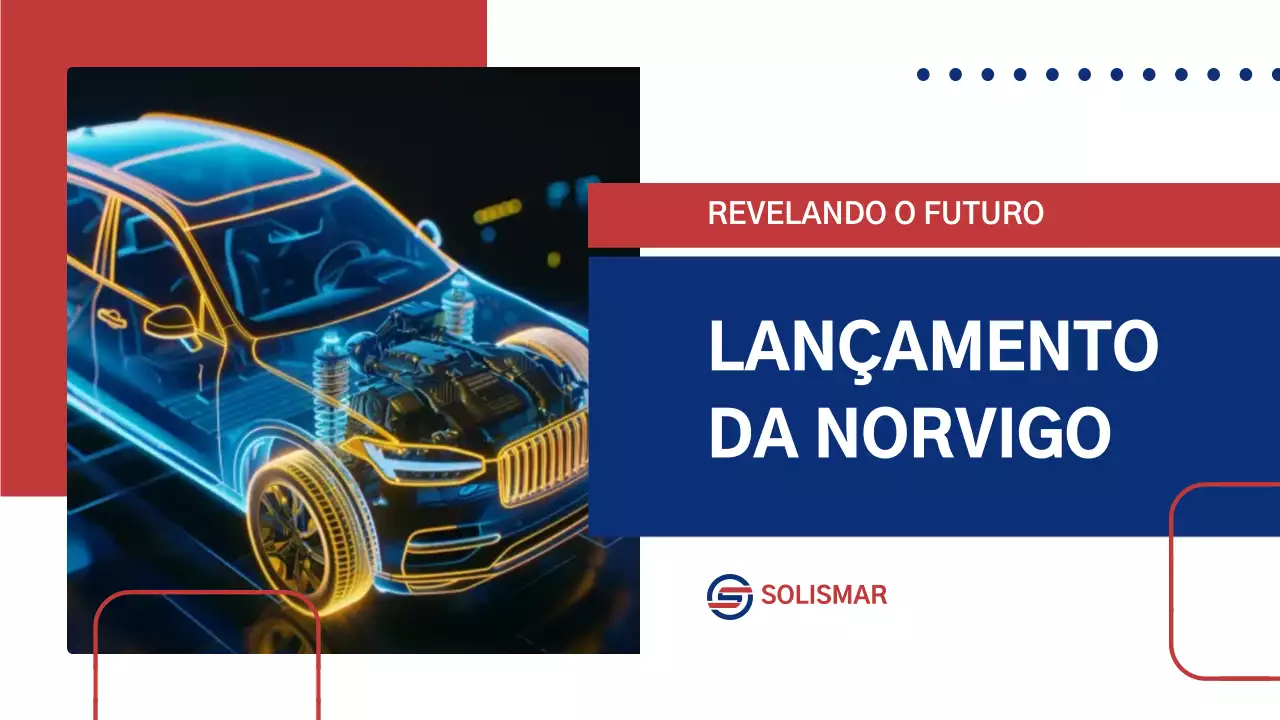 Apresentação de promoção do carro moderno azul