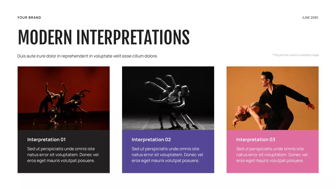 Purple Abstract Dance Storytelling Presentation