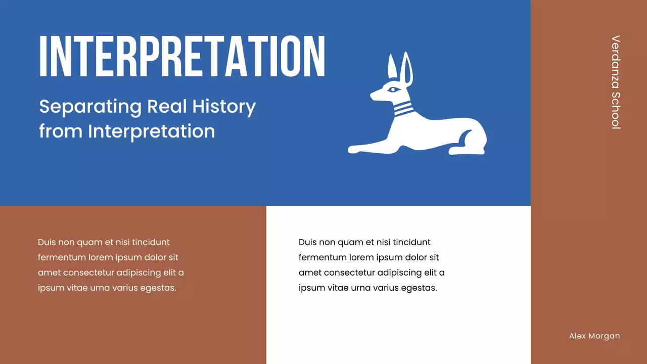 Brown Clean Literature Guide Presentation