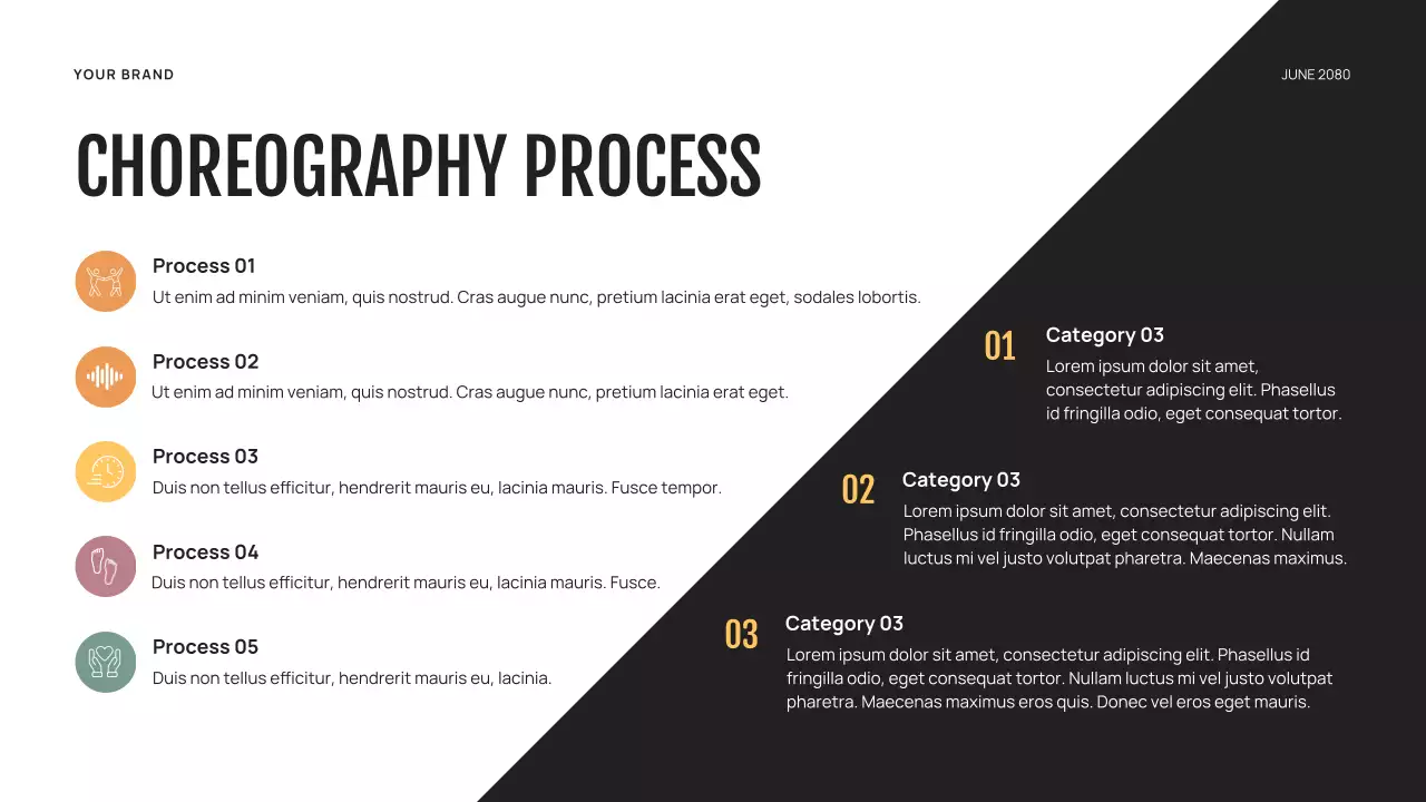 Purple Abstract Dance Storytelling Presentation