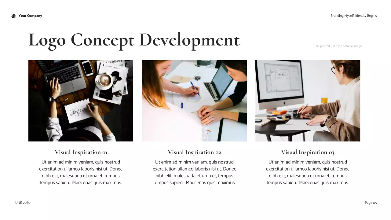 Coral Modern Personal Identity Self-Development Introduction Presentation