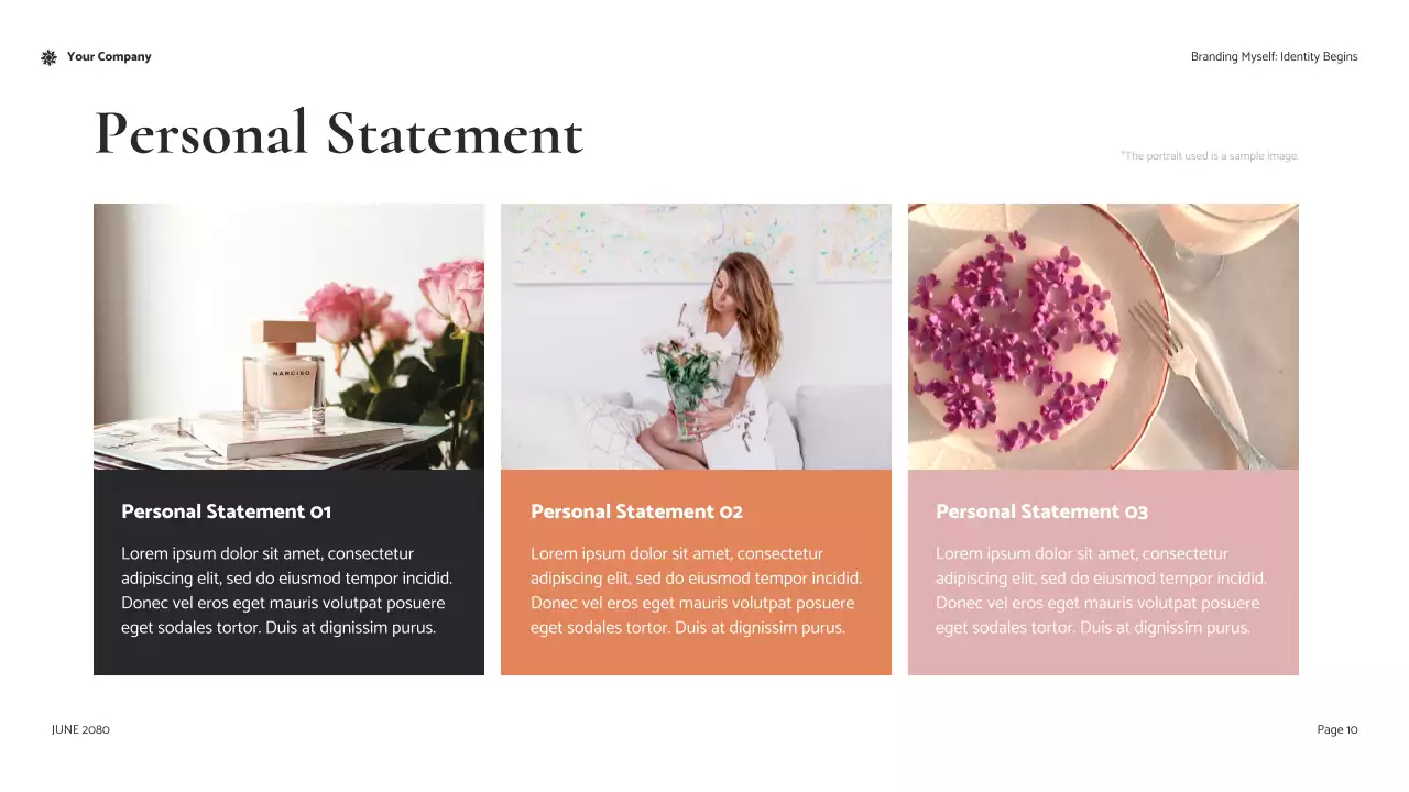 Coral Modern Personal Identity Self-Development Introduction Presentation