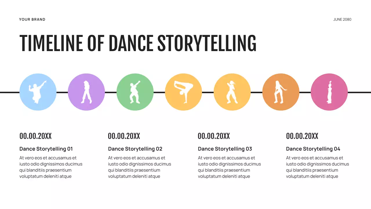 Purple Abstract Dance Storytelling Presentation