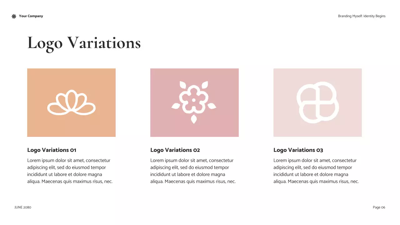 Coral Modern Personal Identity Self-Development Introduction Presentation