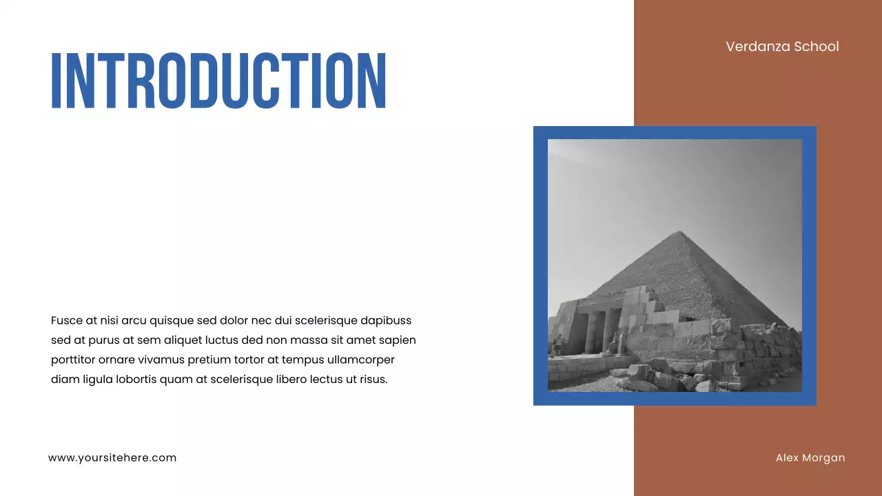 Brown Clean Literature Guide Presentation