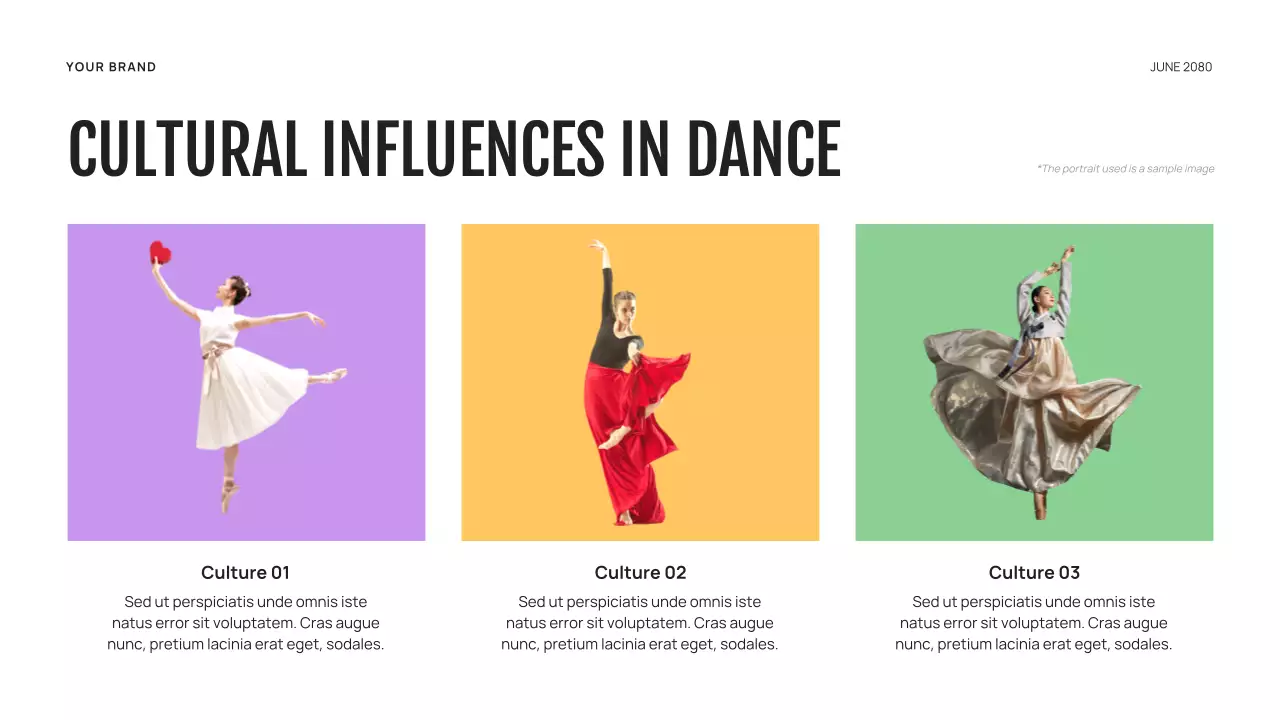 Purple Abstract Dance Storytelling Presentation