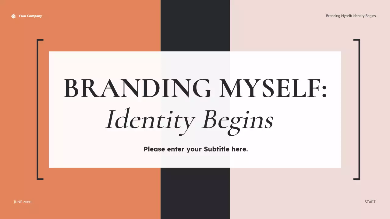 Coral Modern Personal Identity Self-Development Introduction Presentation